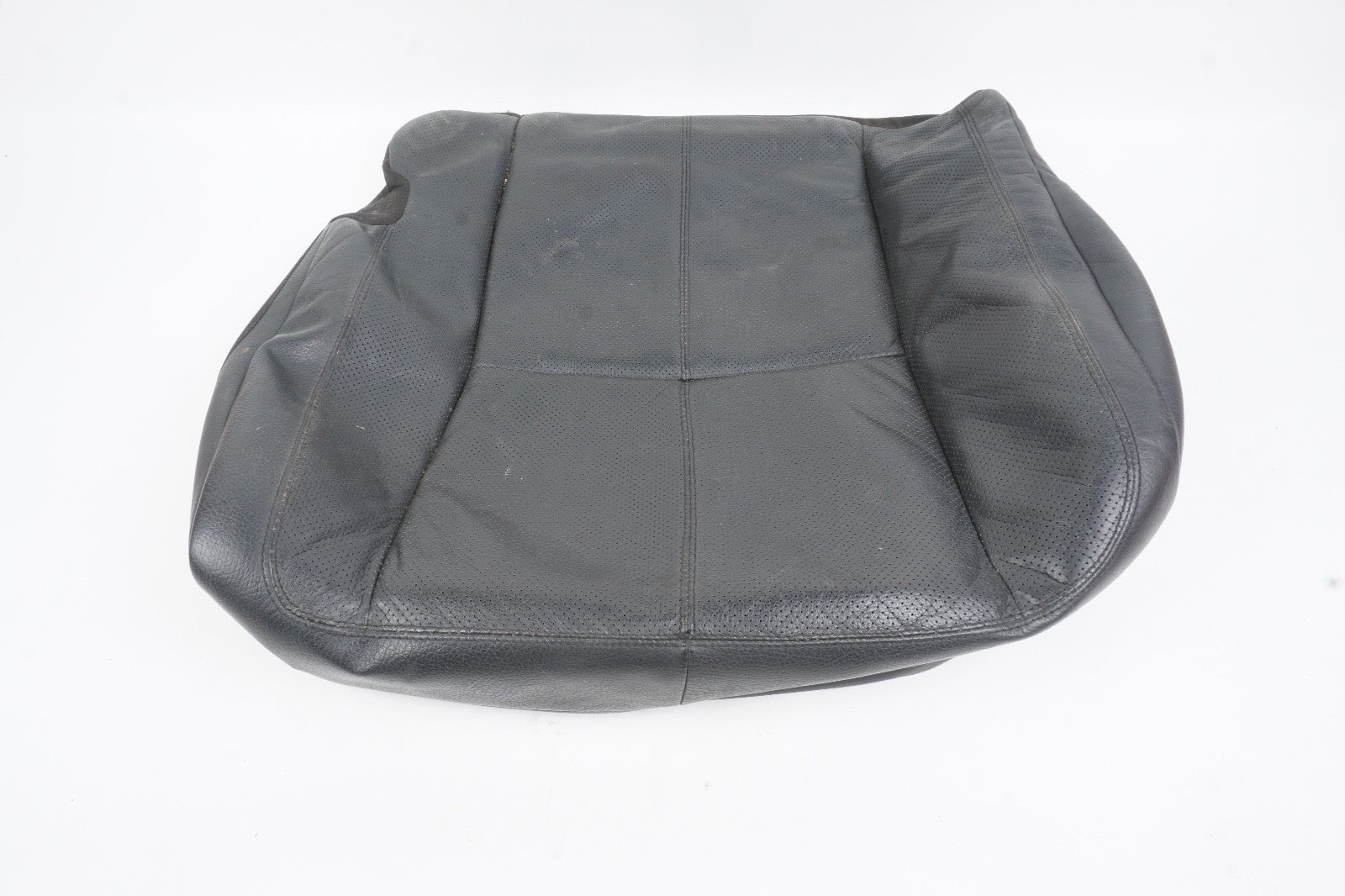 07-13 Mercedes W221 S600 Rear Left Recline Lower Bottom Seat Cushion Black OEM