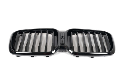 For 2021 - 2024 BMW IX3 X3 X4 G01 G02 G08 Gloss Black Front Kidney Grill Grille