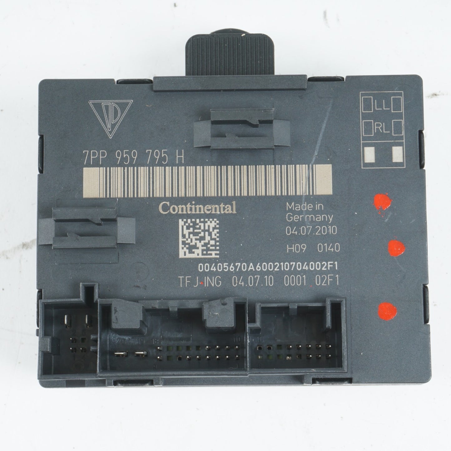 10 - 16 PORSCHE PANAMERA REAR LEFT DRIVER SIDE DOOR COMPUTER CONTROL MODULE OEM