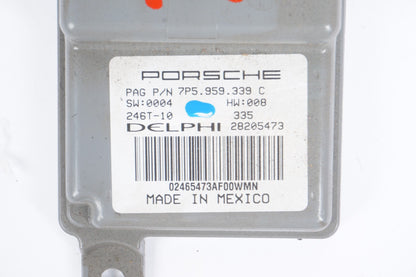 11-17 Porsche Cayenne 958 Front Right Seat Occupant Sensor Module 7P5959339C OEM