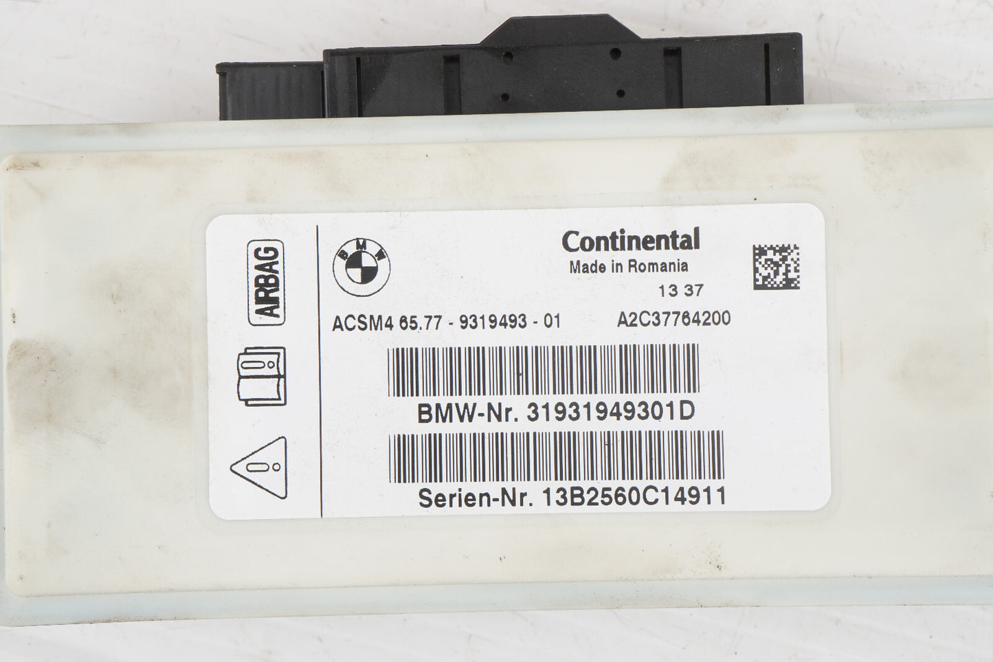 2014 - 2016 BMW 428i F32 COUPE SENSOR CONTROL MODULE 9319493 OEM