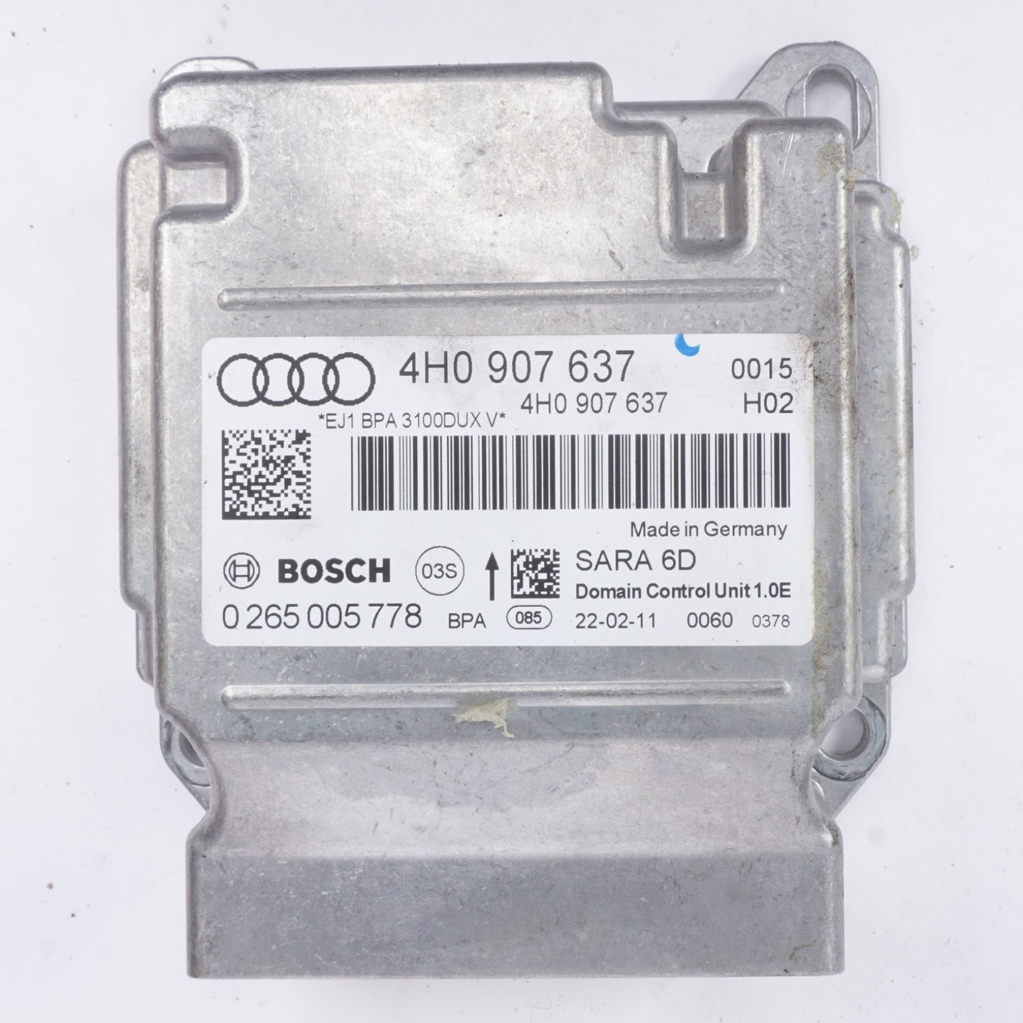 2011-2018 AUDI A8 QUATTRO - ESP / YAW RATE Combi Sensor 4H0907637L