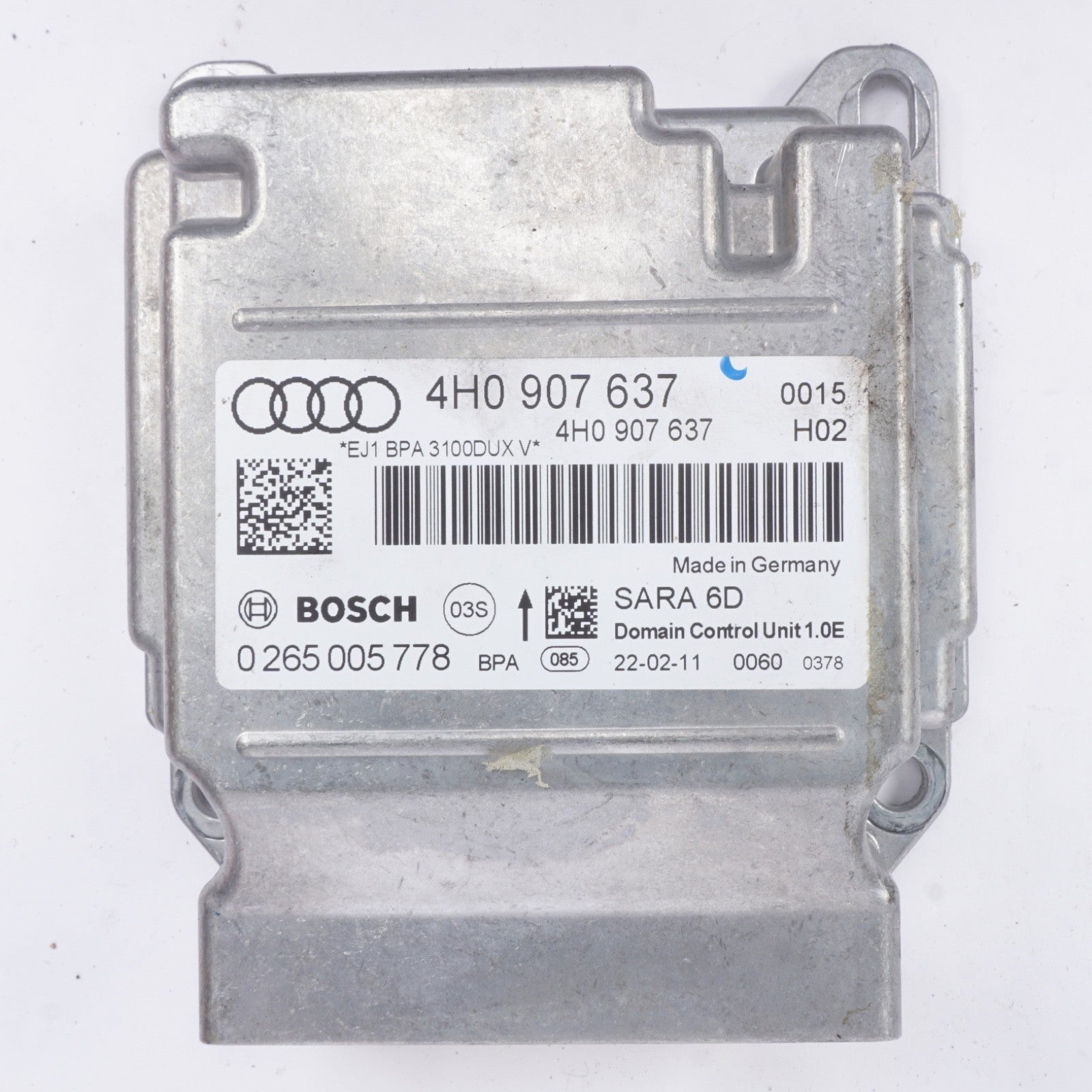 2011-2018 AUDI A8 QUATTRO - ESP / YAW RATE Combi Sensor 4H0907637L