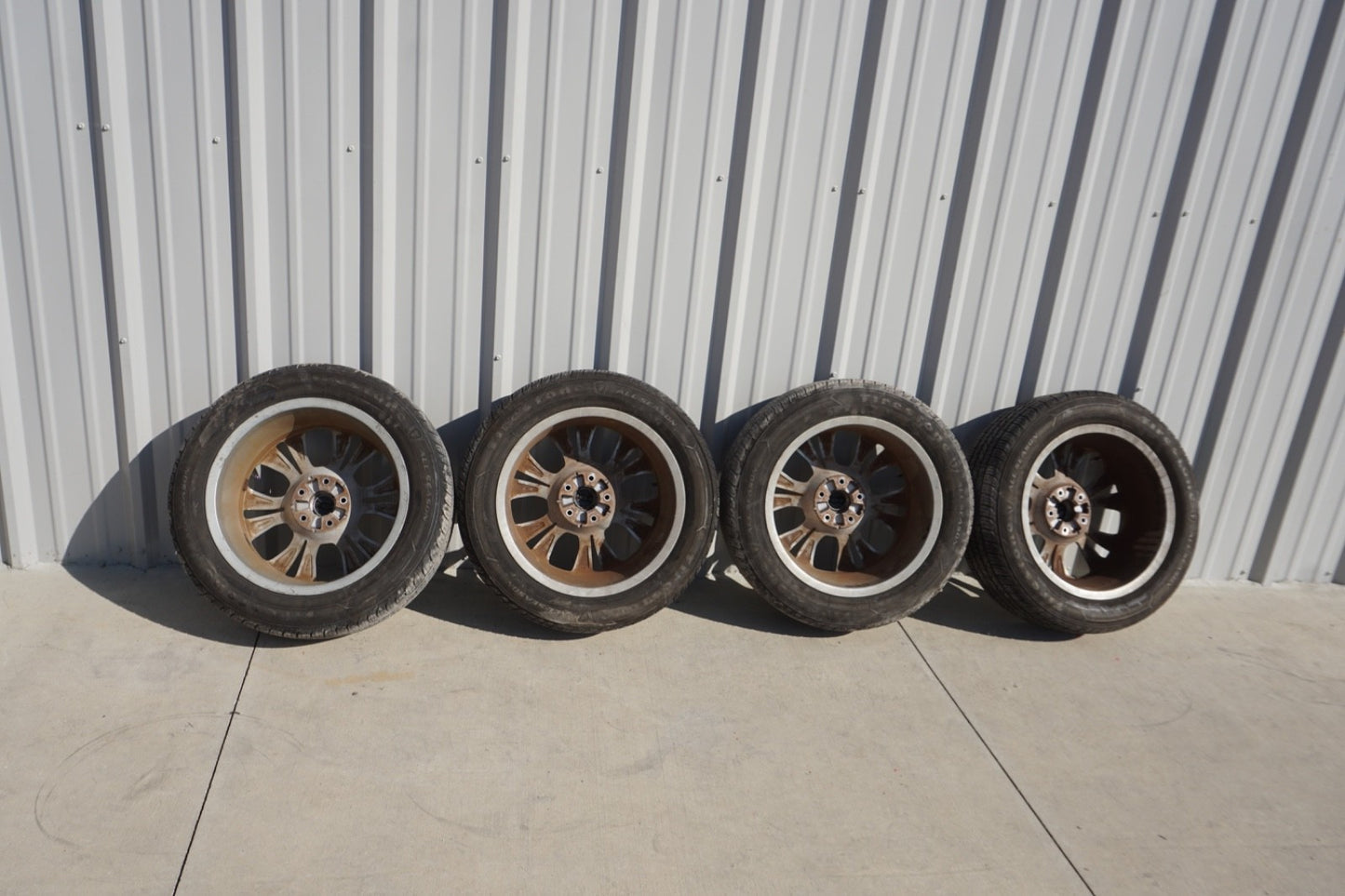 2016 - 2018 Fiat 500 Rim Rims Wheel Wheels OEM Aluminum 17x7 SET