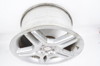 2003 - 2006 Mercedes R230 SL55 SL65 AMG 9.5 x 18 18" Rear Wheel Rim Silver OEM