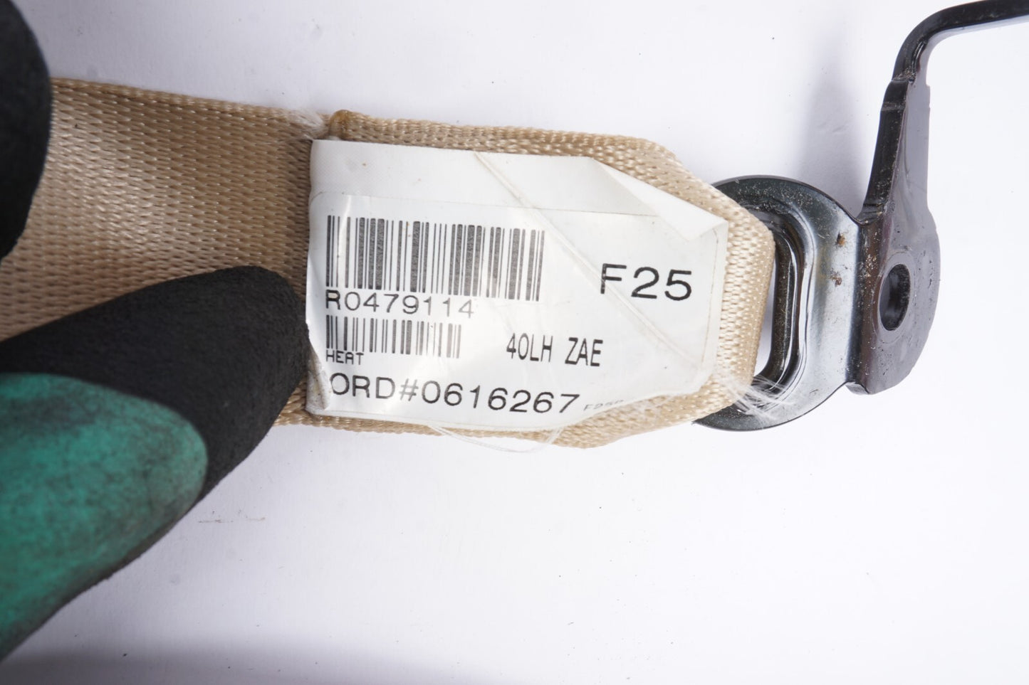 2011 - 2017 Bmw  X3 F25 Rear Left Driver Side Seat Belt Retractor Beige OEM