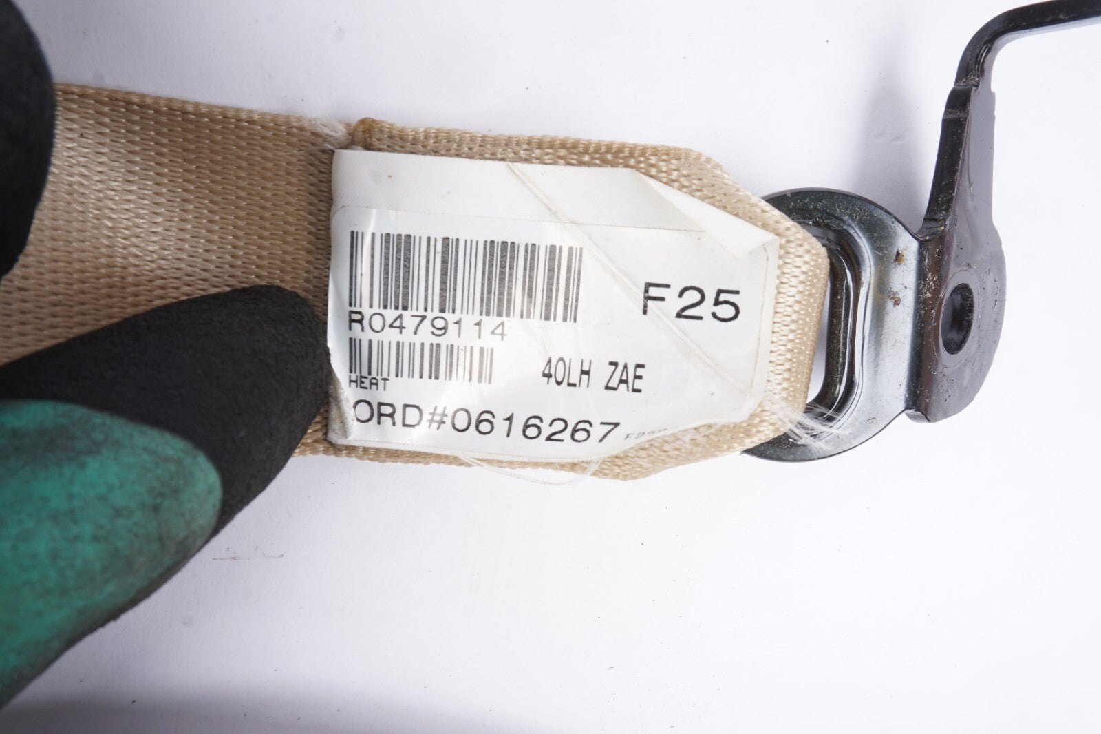 2011 - 2017 Bmw  X3 F25 Rear Left Driver Side Seat Belt Retractor Beige OEM