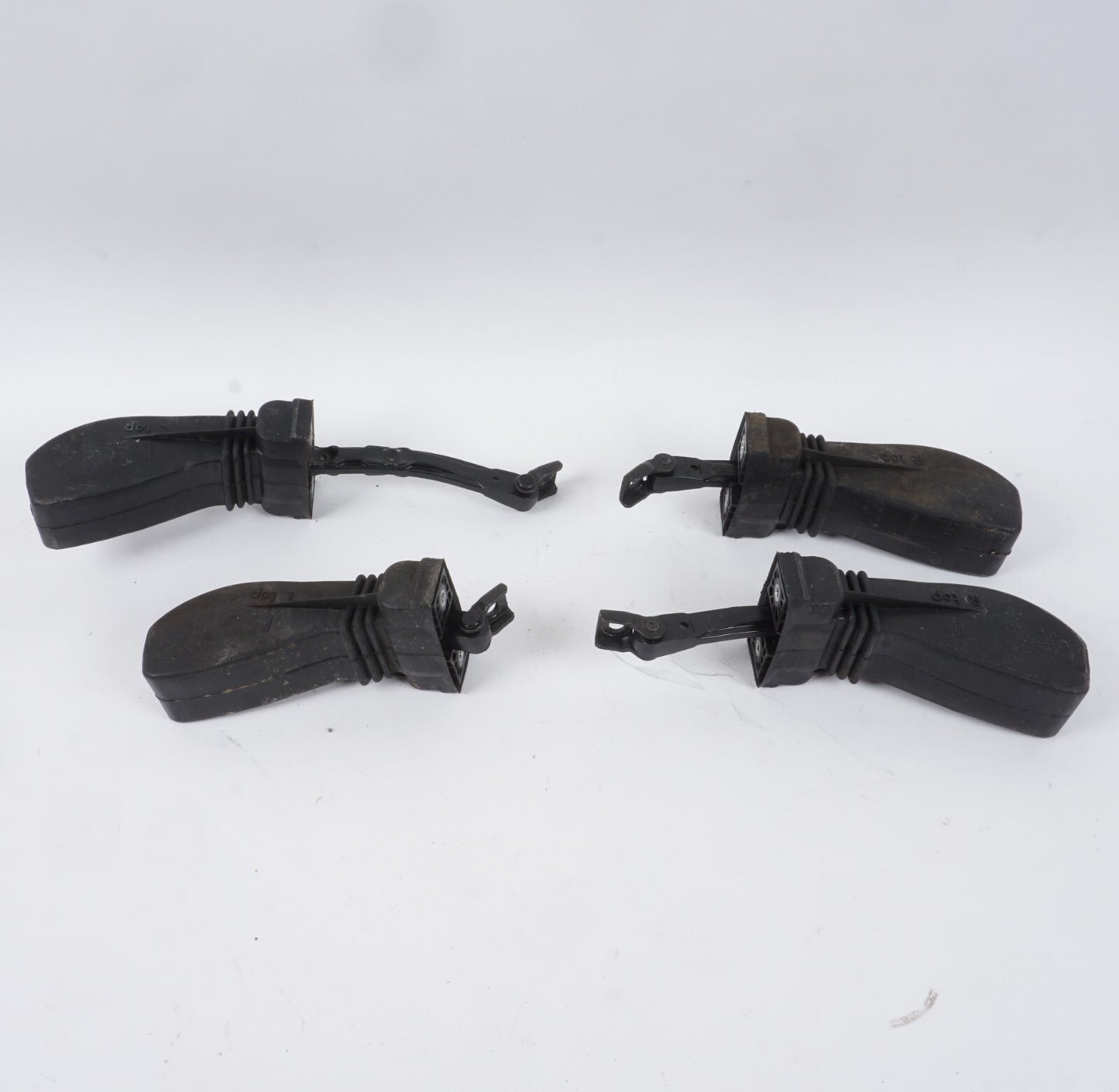 2011-2018 PORSCHE CAYENNE DOOR HINGE CHECK STRAP STOPPER SET OF 4 OEM