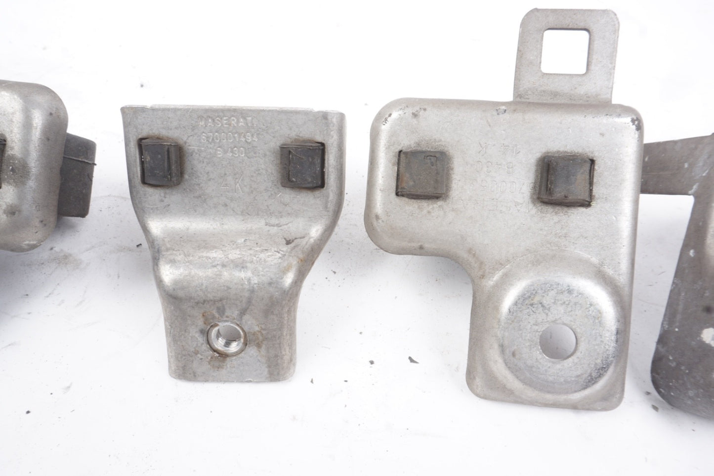 2014 - 2021 Maserati Ghibli 3.0 Exhaust Hanger Bracket Set Of 6 OEM