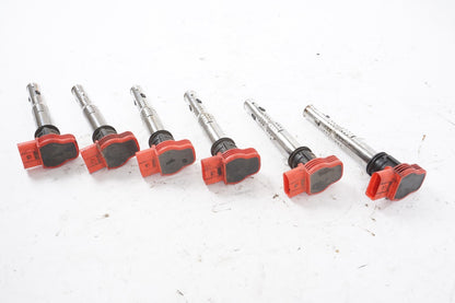 12-17 AUDI A8L A8 3.0L IGNITION COIL SET OF 6 OEM