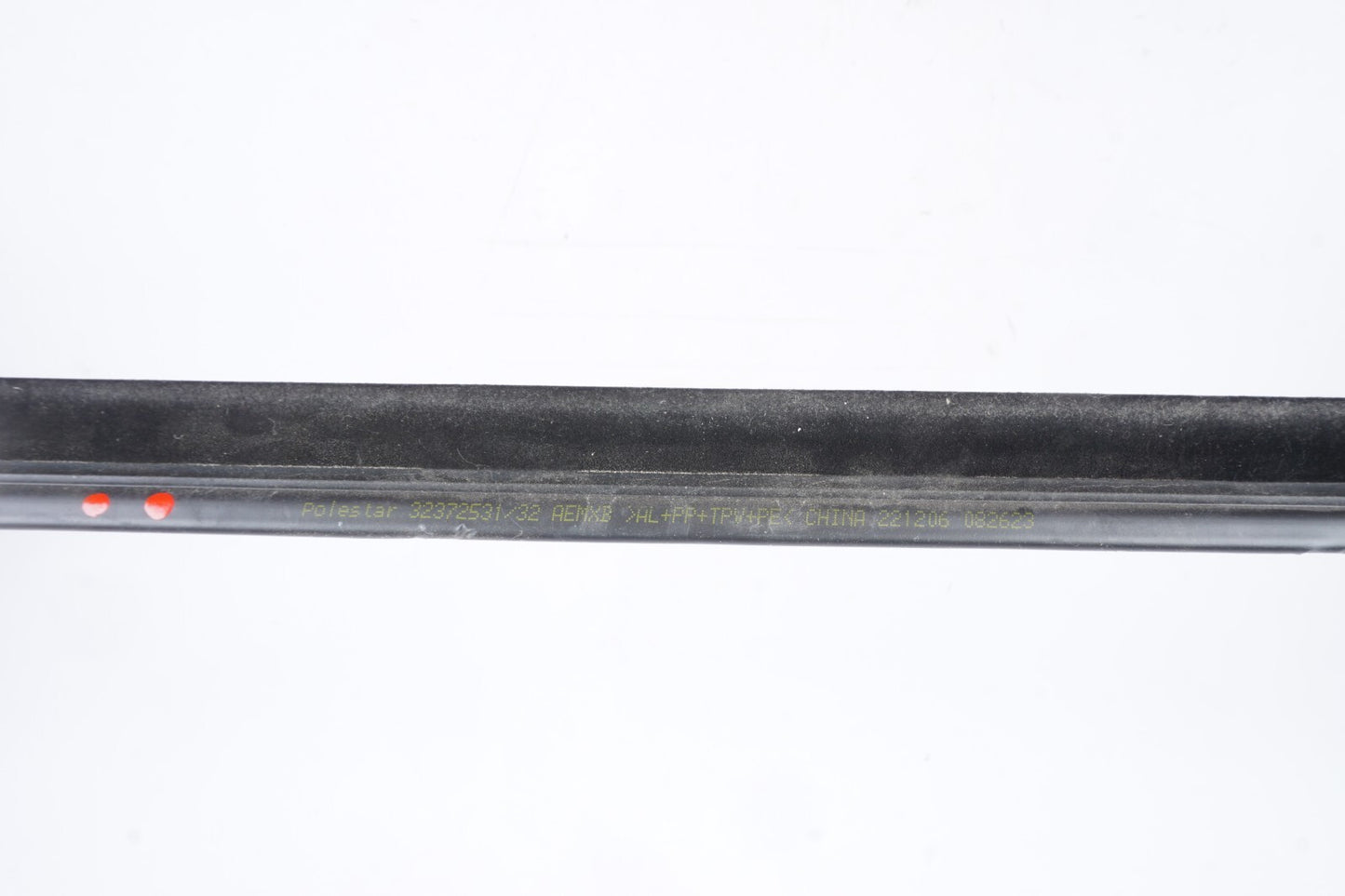 2021 - 2023 Polestar 2 Front Right Passenger Door Window Belt Molding OEM