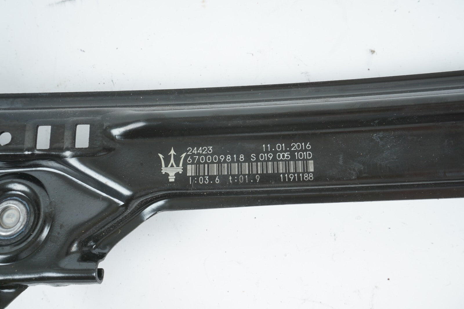 14 - 20 MASERATI QUATTROPORTE REAR LEFT DOOR WINDOW REGULATOR W/ MOTOR OEM