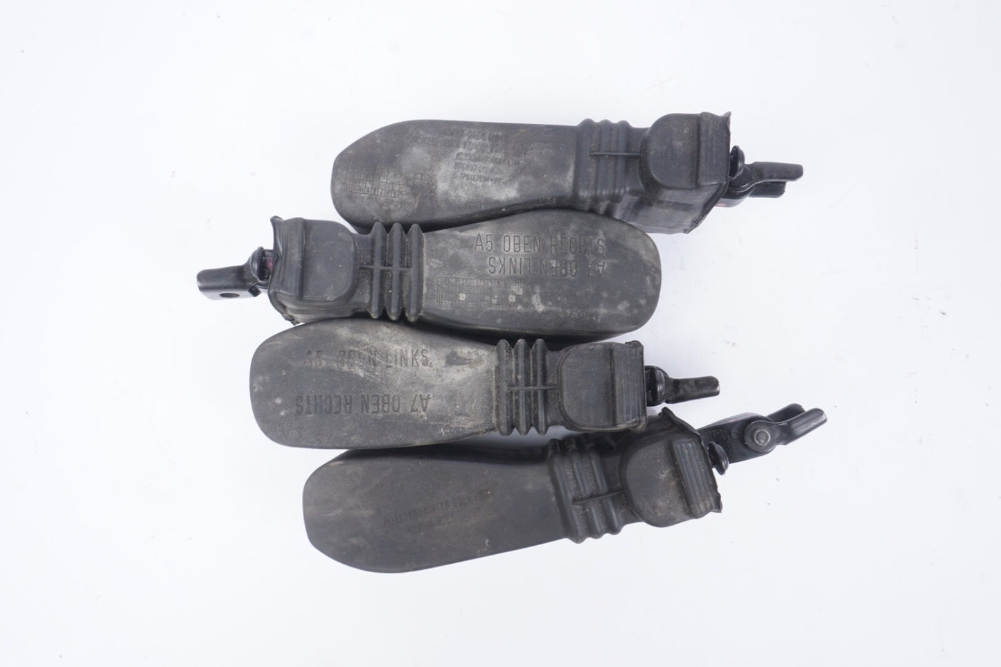 2012-2018 AUDI A7 FRONT REAR LEFT RIGHT SIDE DOOR CHECK STRAP STOP STOPPER SET