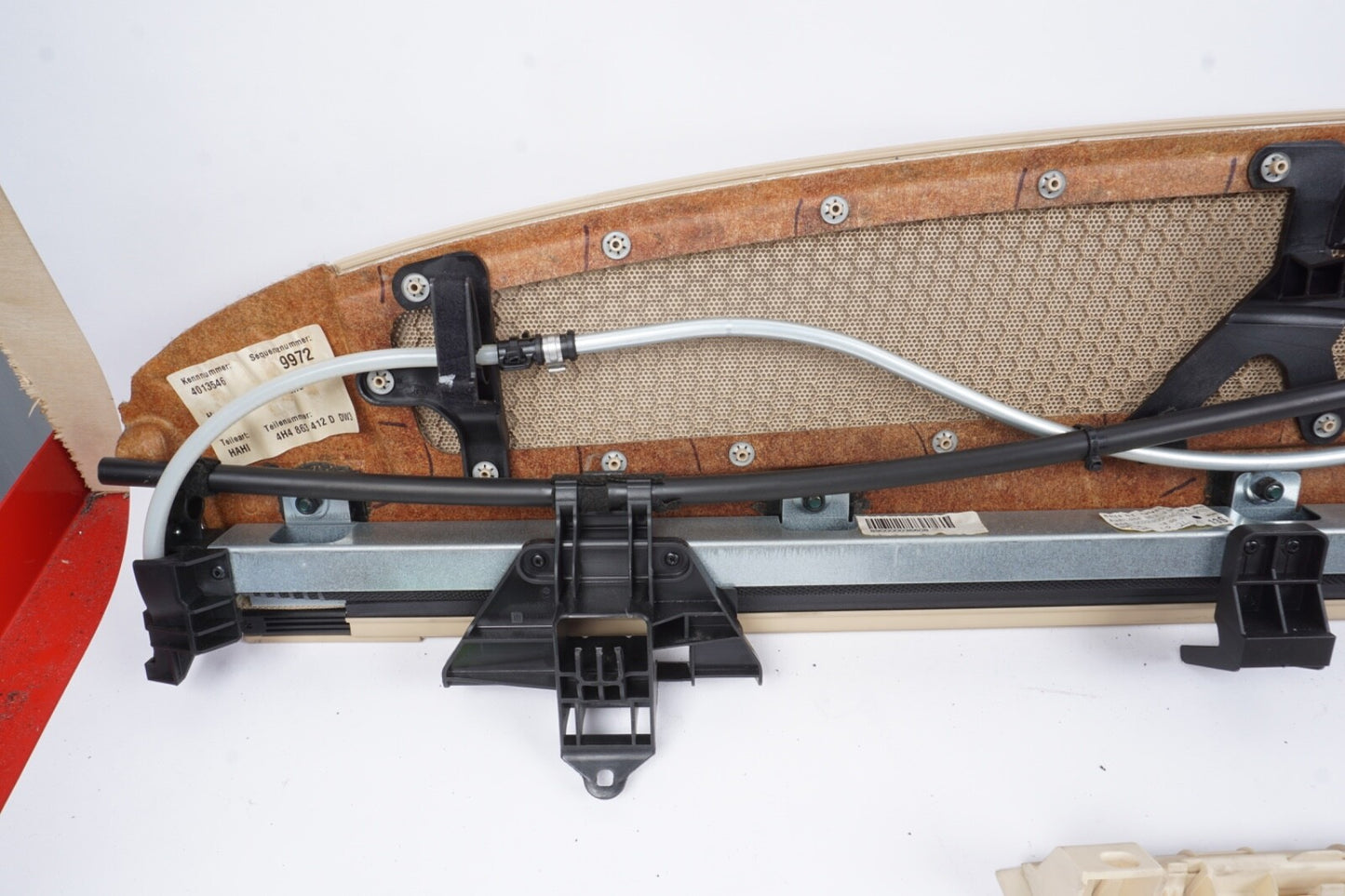 2011-2018 AUDI A8 QUATTRO REAR ELECTRIC SUNSHADE / DECK TRIM PANEL ASSEMBLY OEM