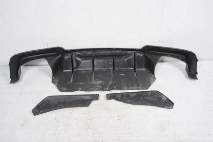 2011-2013 BMW 550i F10 Rear Bumper Lower Valance Spoiler Carbon OEM