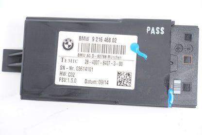2013 - 2018 BMW 650I Front Seat Control Module 9216468 OEM