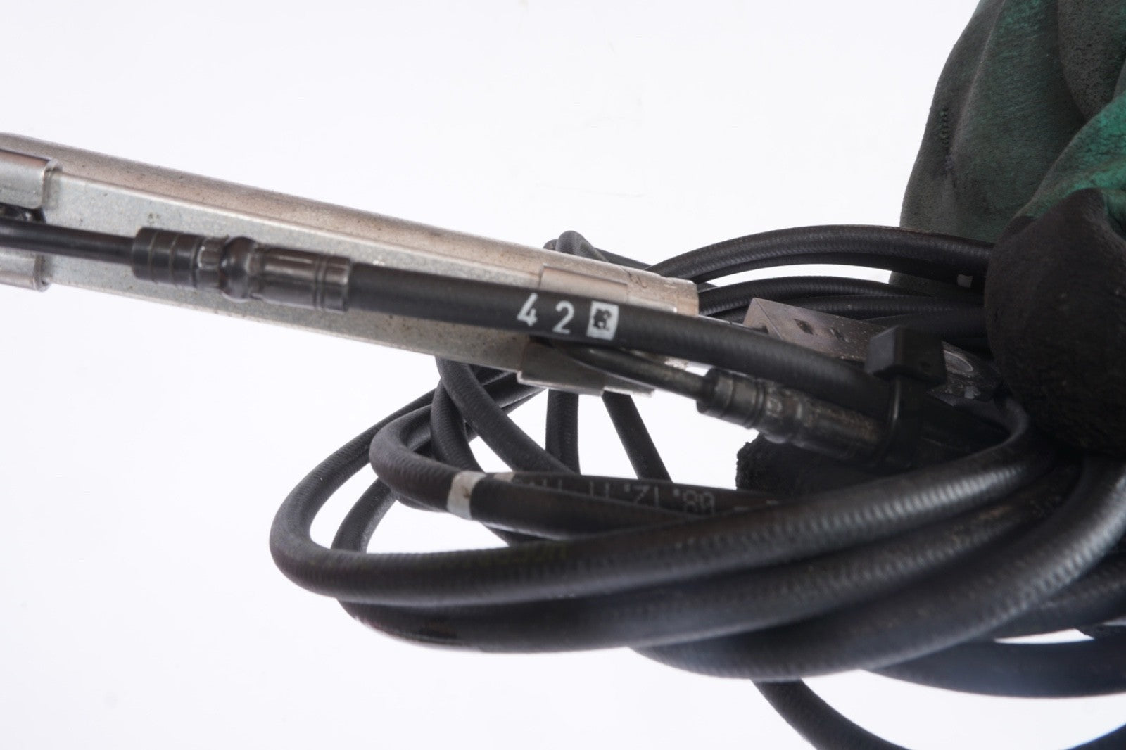 08-13 BMW E93 328I 335I M3 CONVERTIBLE TOP LEFT HYDRAULIC SHOCK LINE 11 & 12