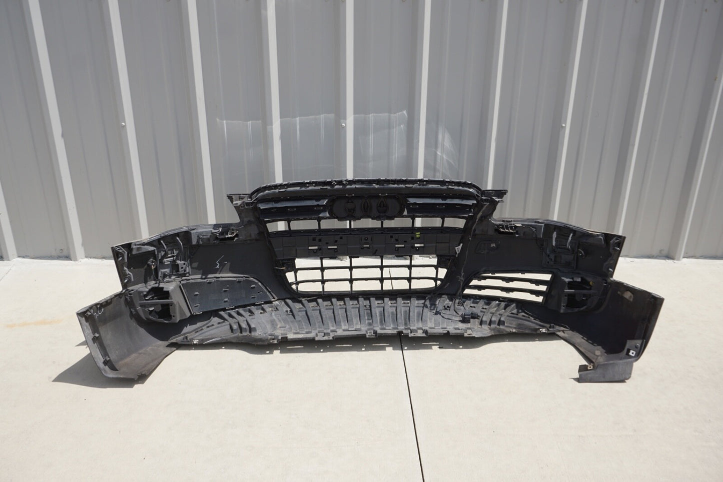 2011 - 2014 Audi A8 Quattro Front Bumper Cover Panel Assembly Grille OEM