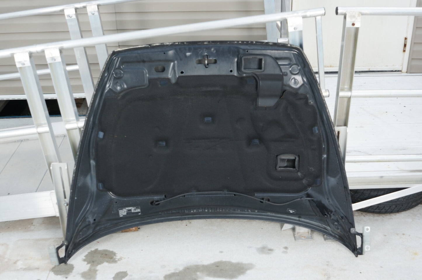 06-13 VOLVO C70 FRONT HOOD BONNET PANEL BLACK ASSEMBLY, OEM