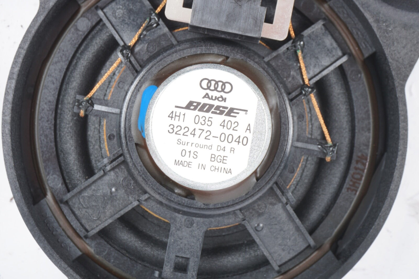 2011-2018 AUDI S8 - REAR LEFT RIGHT DECK Speaker (BOSE) 4H1035401A