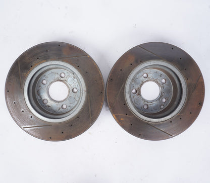 03-06 Mercedes R230 SL500 SL600 Front Left & Right Brake Rotors Disc OEM