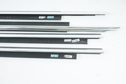 2012 - 2017 AUDI A7 DOOR WINDOW BELT MOLDING FRONT & REAR SET OEM