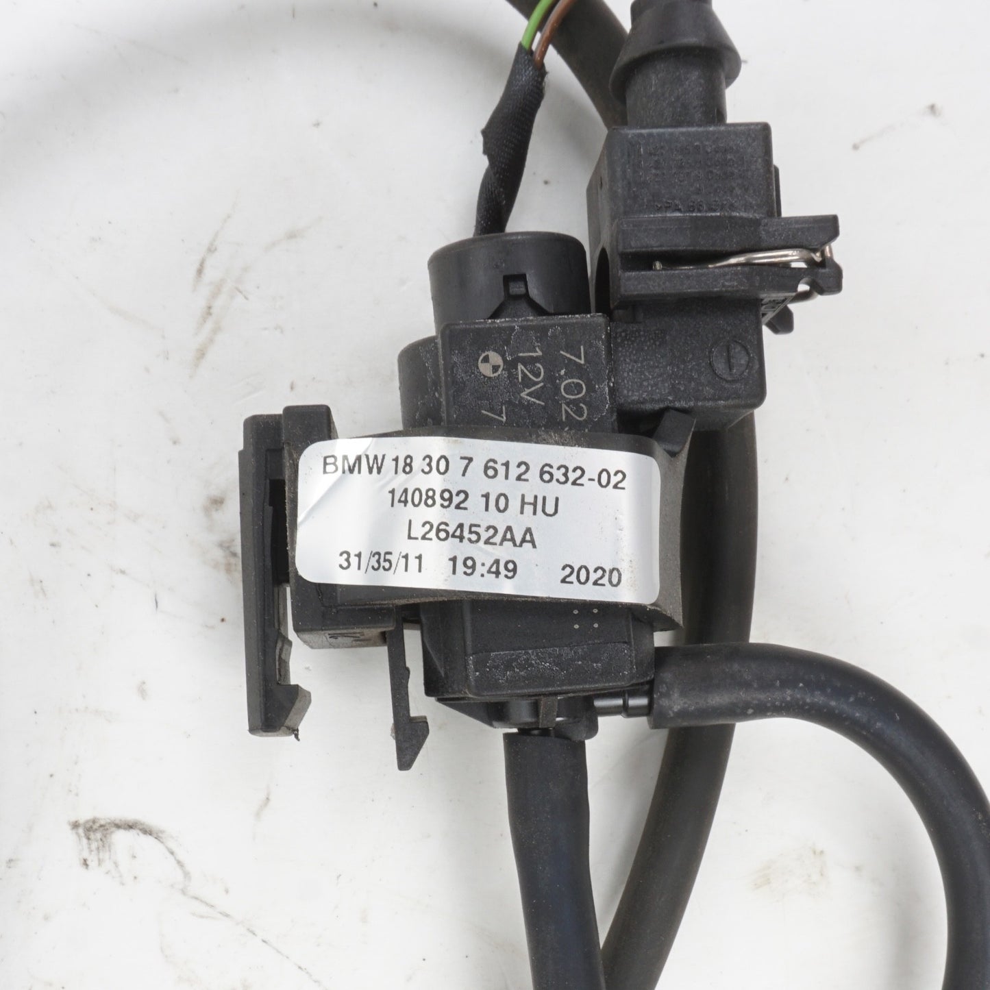 2012-2016 BMW 650XI F13 COUPE EXHAUST FLAP VACUUM ELECTRIC VALVE CONTROL OEM