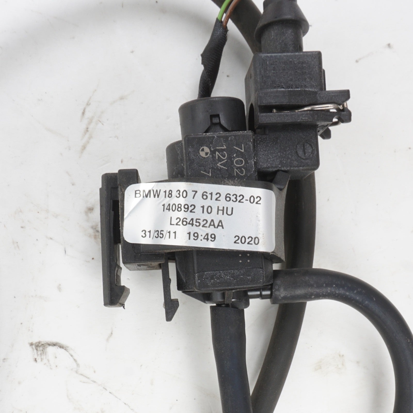 2012-2016 BMW 650XI F13 COUPE EXHAUST FLAP VACUUM ELECTRIC VALVE CONTROL OEM