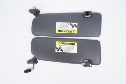 04-10 BMW 650i E64 Convertible Front Left Right Side Sun Visor OEM PAIR