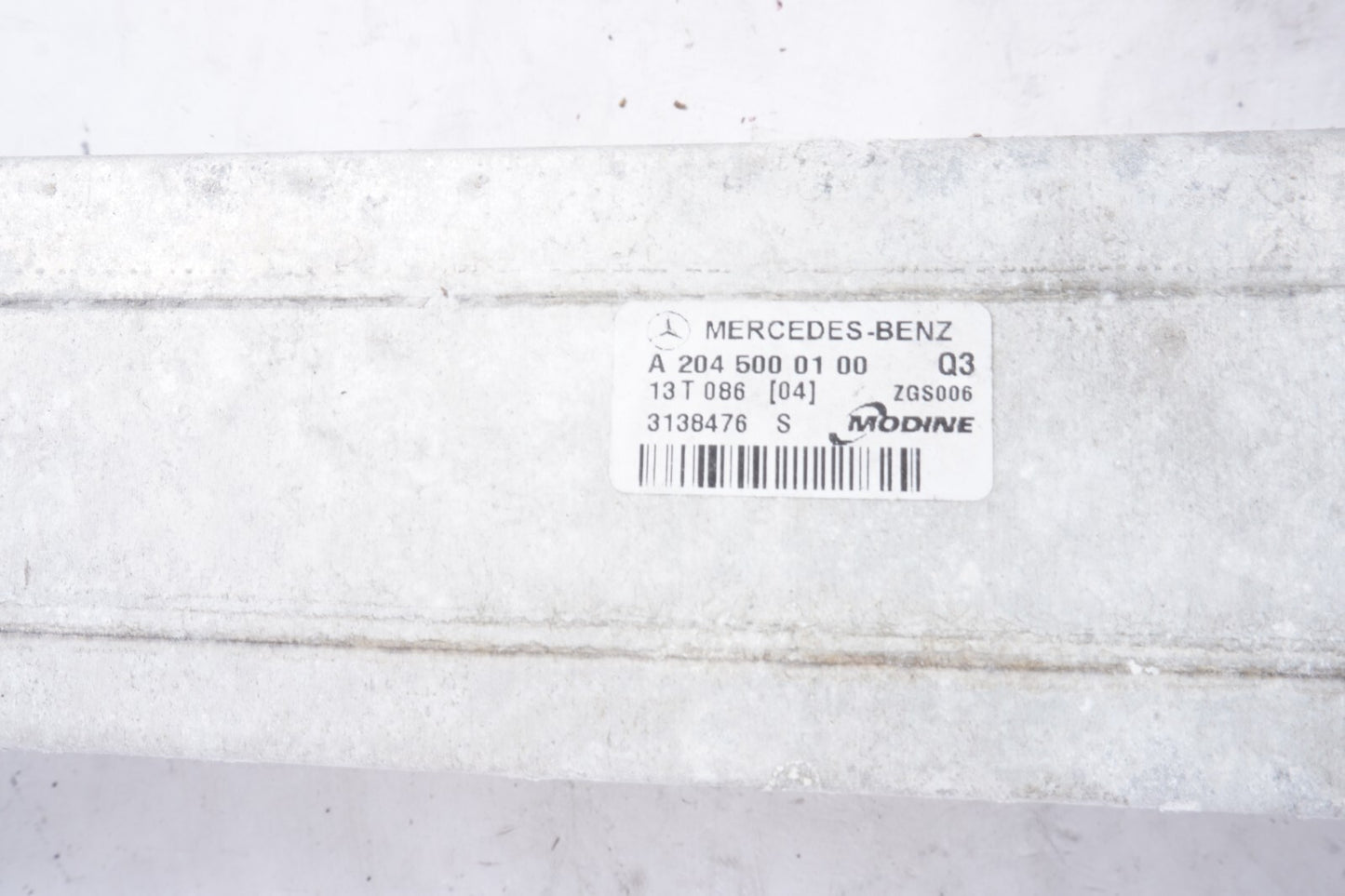 12-15 Mercedes W204 C250 SLK250 Intercooler Radiator 2045000100 OEM