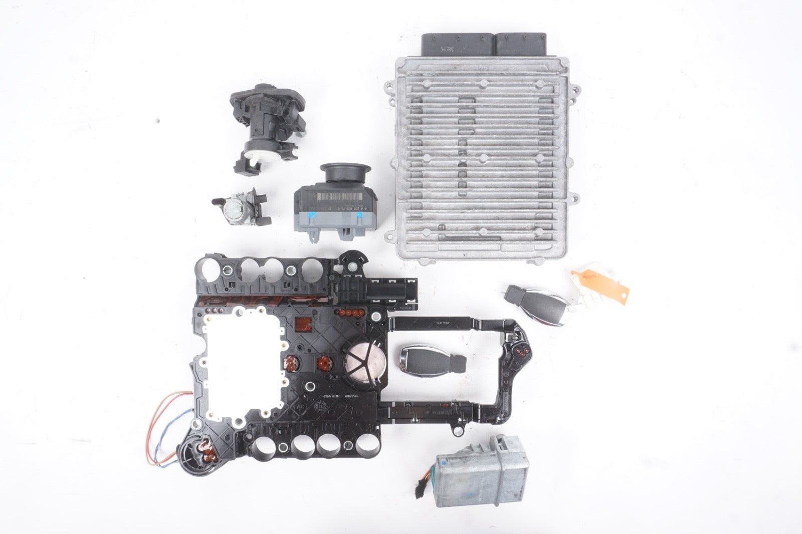 2013 Mercedes E350 Engine Computer Ignition Lock Key Set OEM