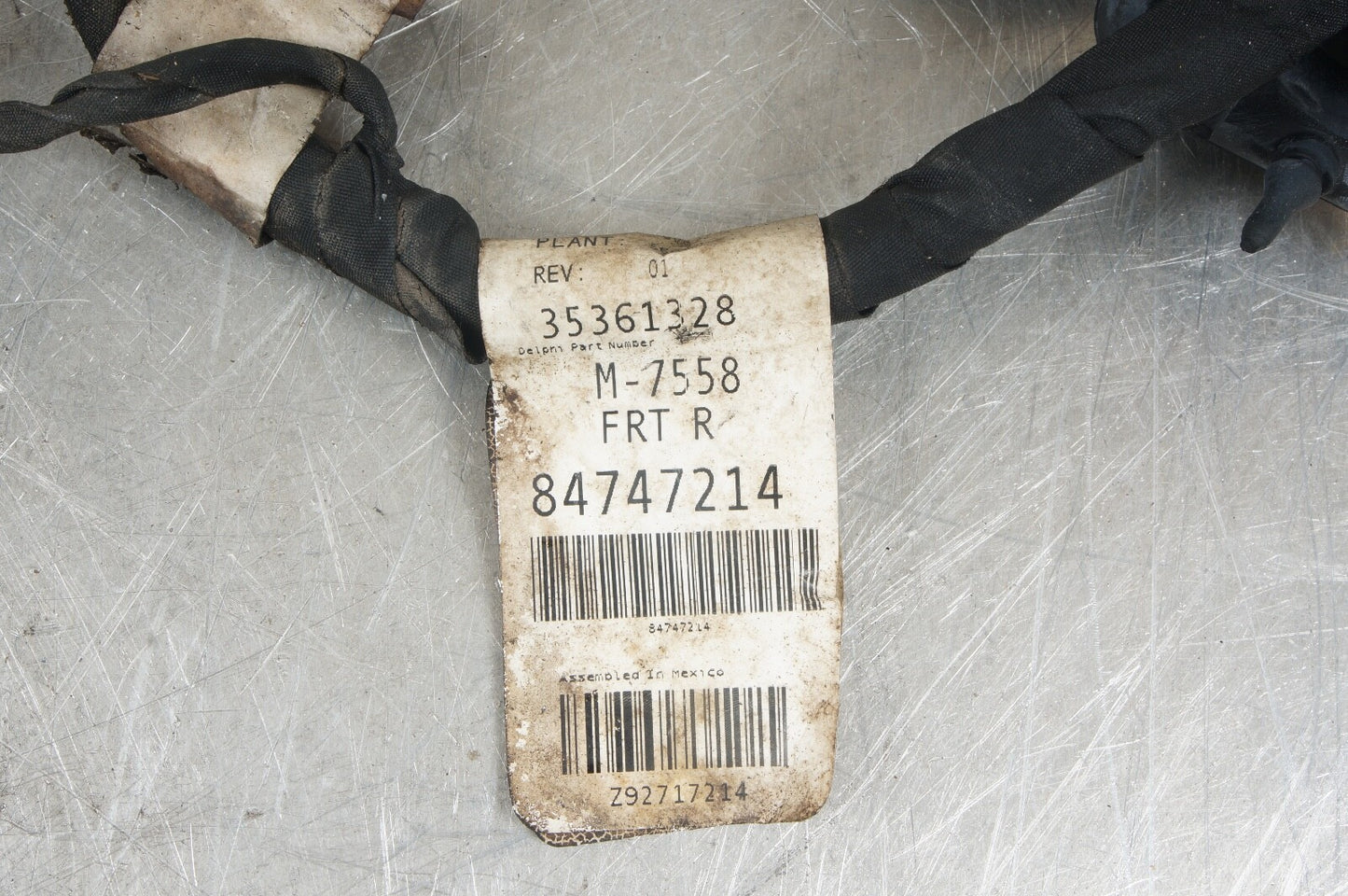 2020-2021 CADILLAC CT4  OEM RIGHT FRONT DOOR WIRE WIRING HARNESS 84747214