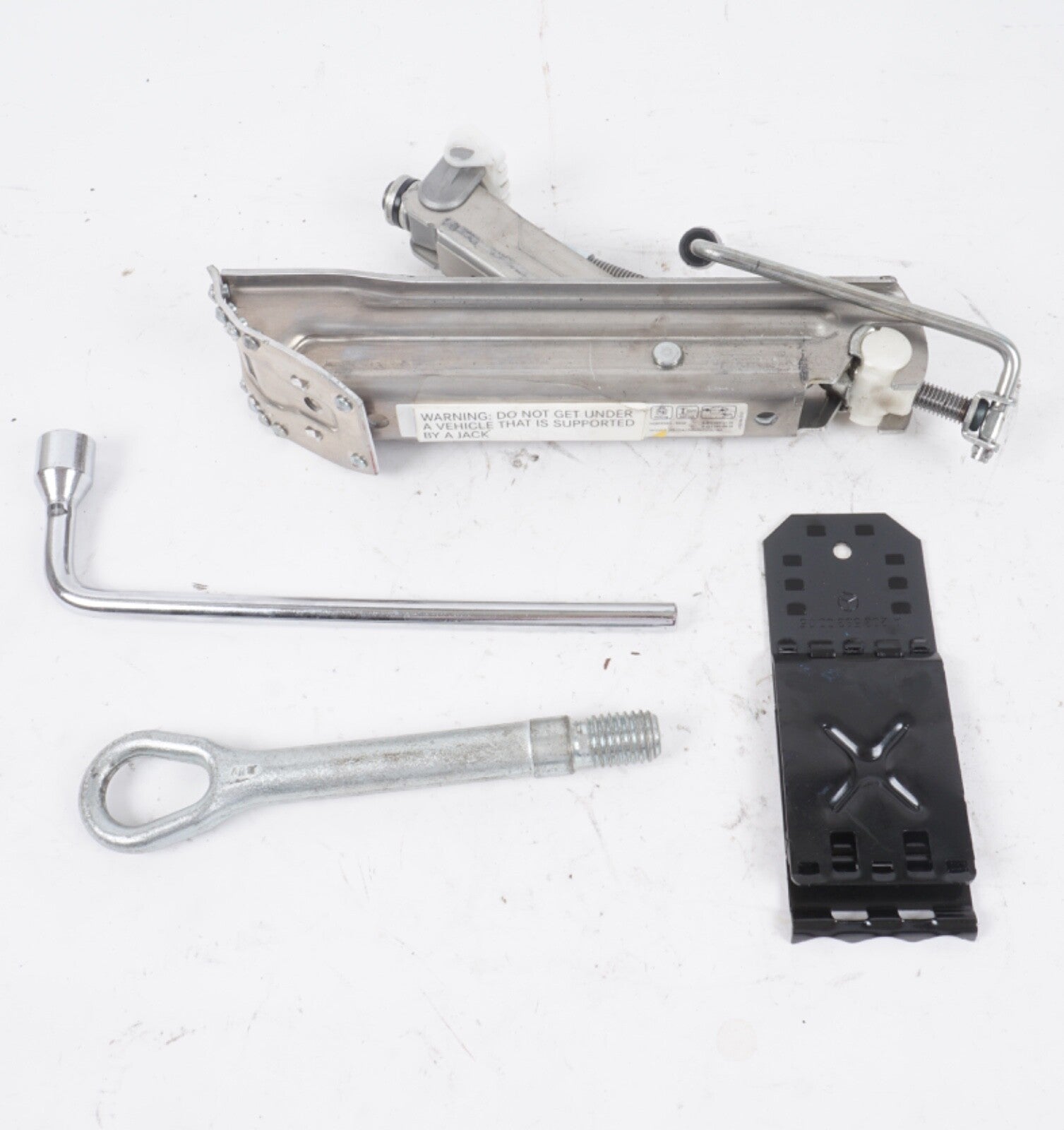 08-14 Mercedes W204 C250 C300 C350 Emergency Spare Tire Jack Tool Kit OEM