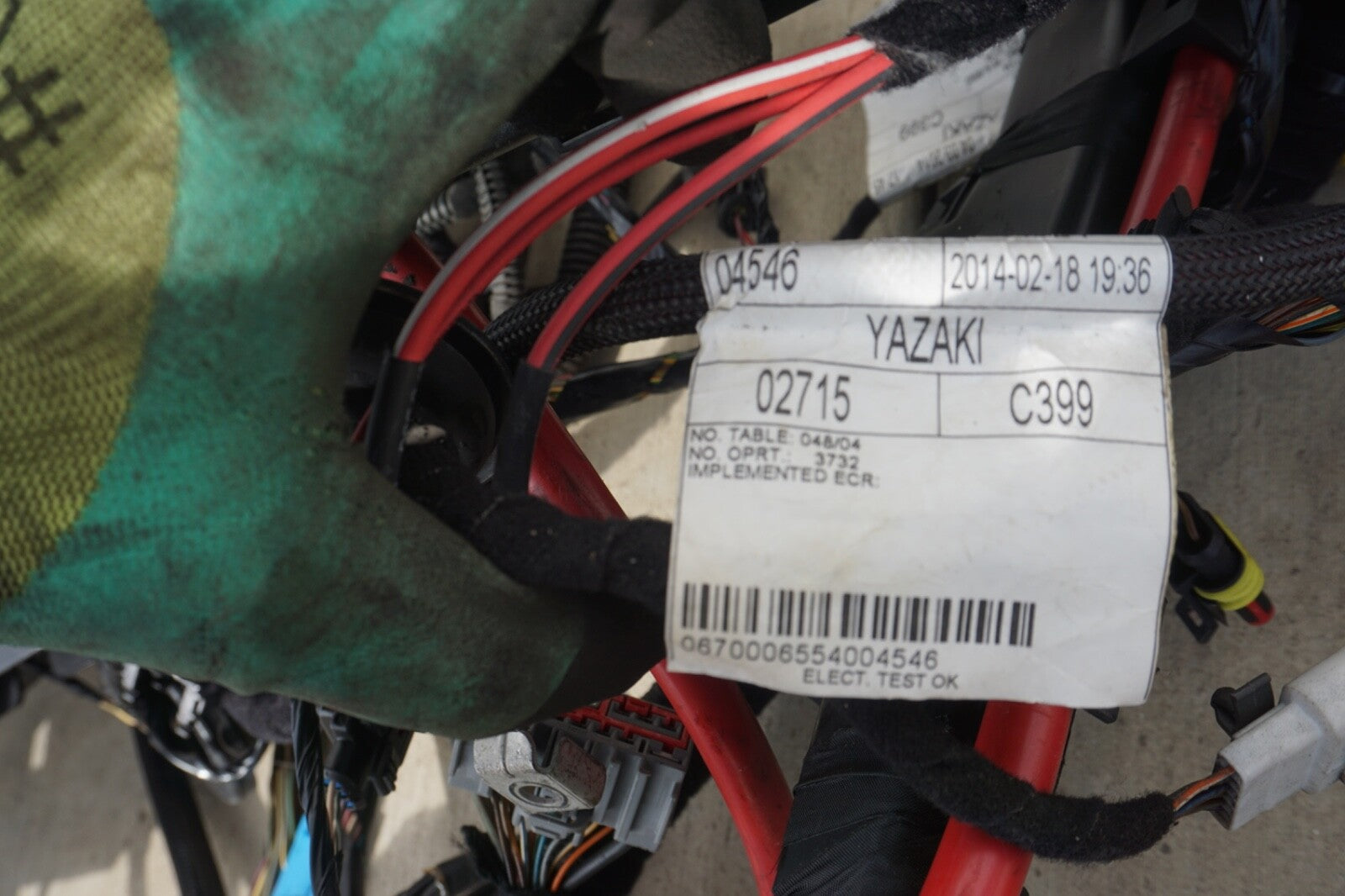 2014 - 2016 MASERATI GHIBLI MAIN BODY FLOOR WIRE WIRING HARNESS OEM