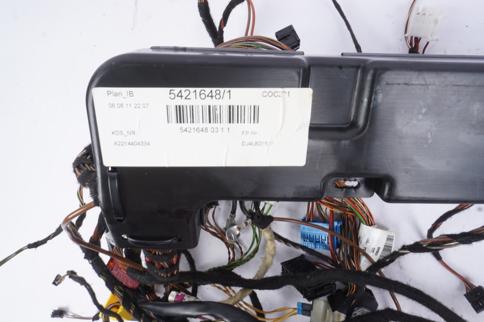 2013 MERCEDES-BENZ S550 DASHBOARD WIRE HARNESS A2214404334