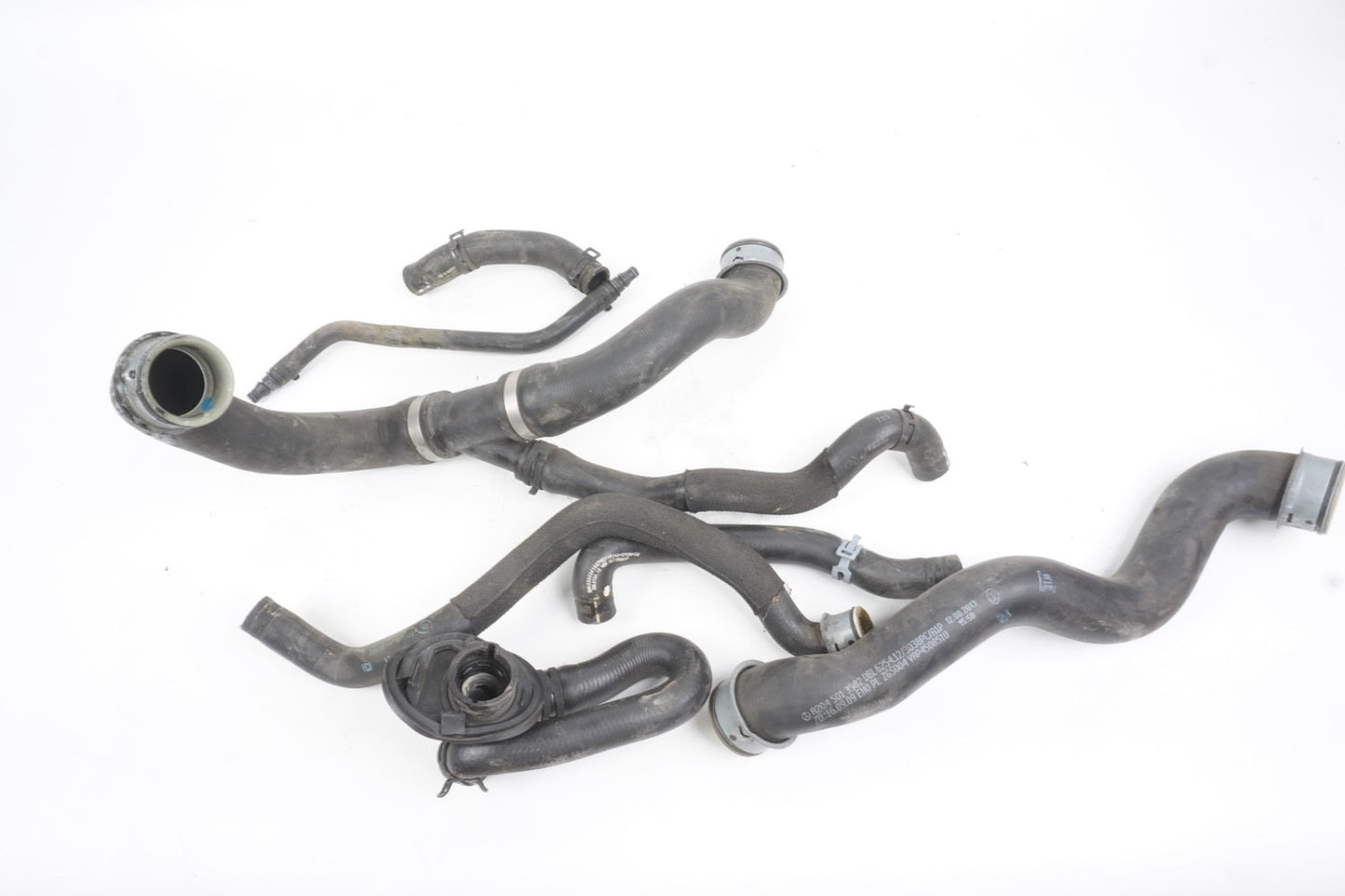 2014 Mercedes W207 E350 Radiator Cooling Hose Pipe Set