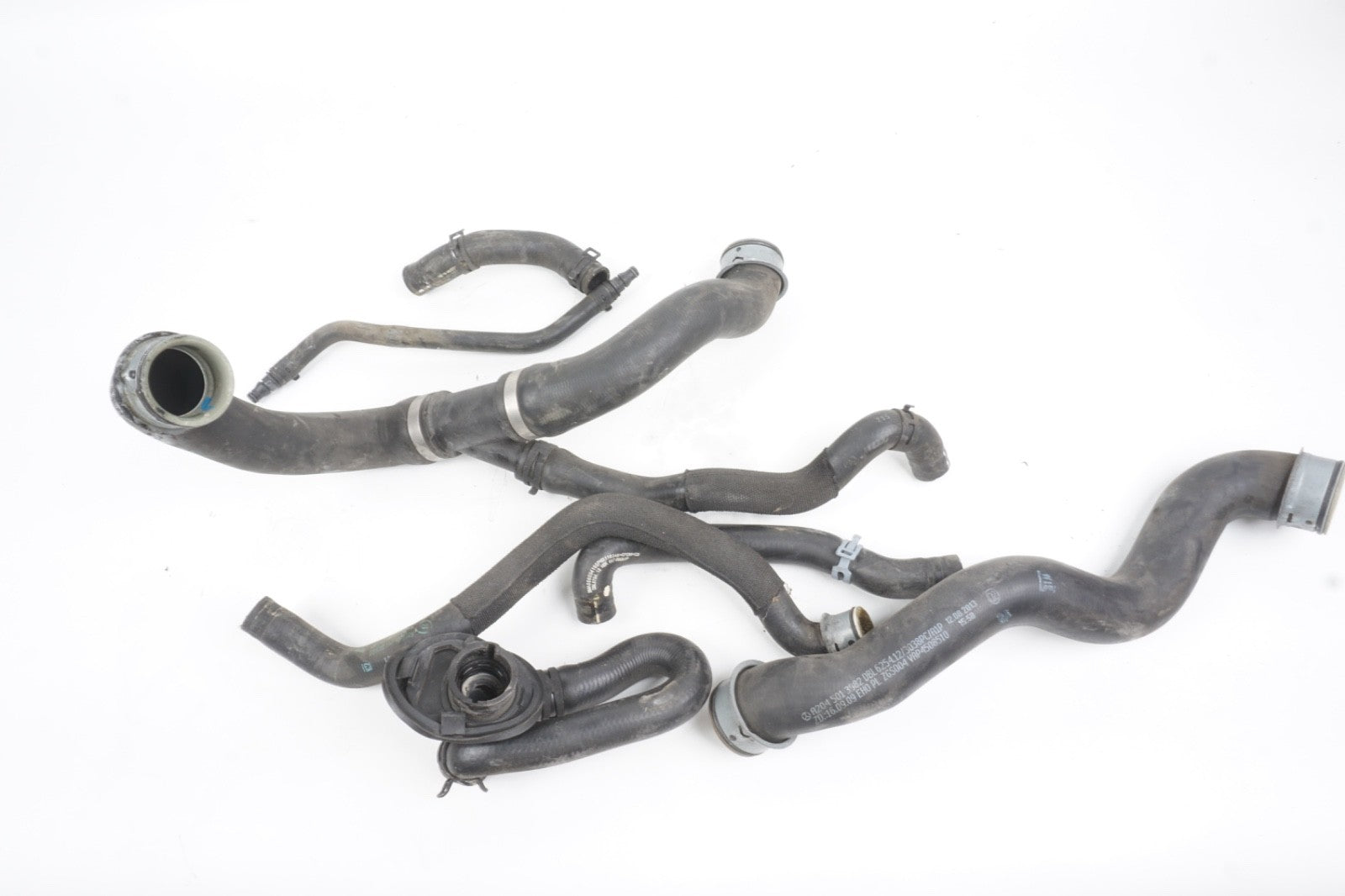 2014 Mercedes W207 E350 Radiator Cooling Hose Pipe Set