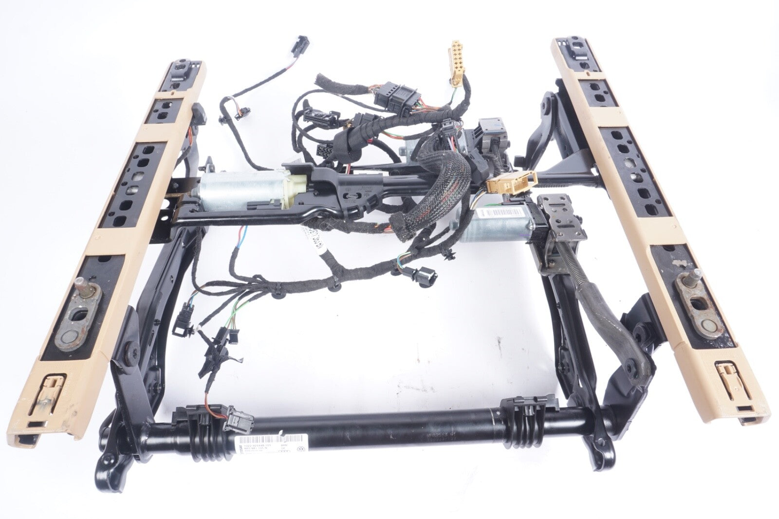11-17 Porsche Cayenne Front Left Driver Side Seat Track Frame W/ Motors Oem