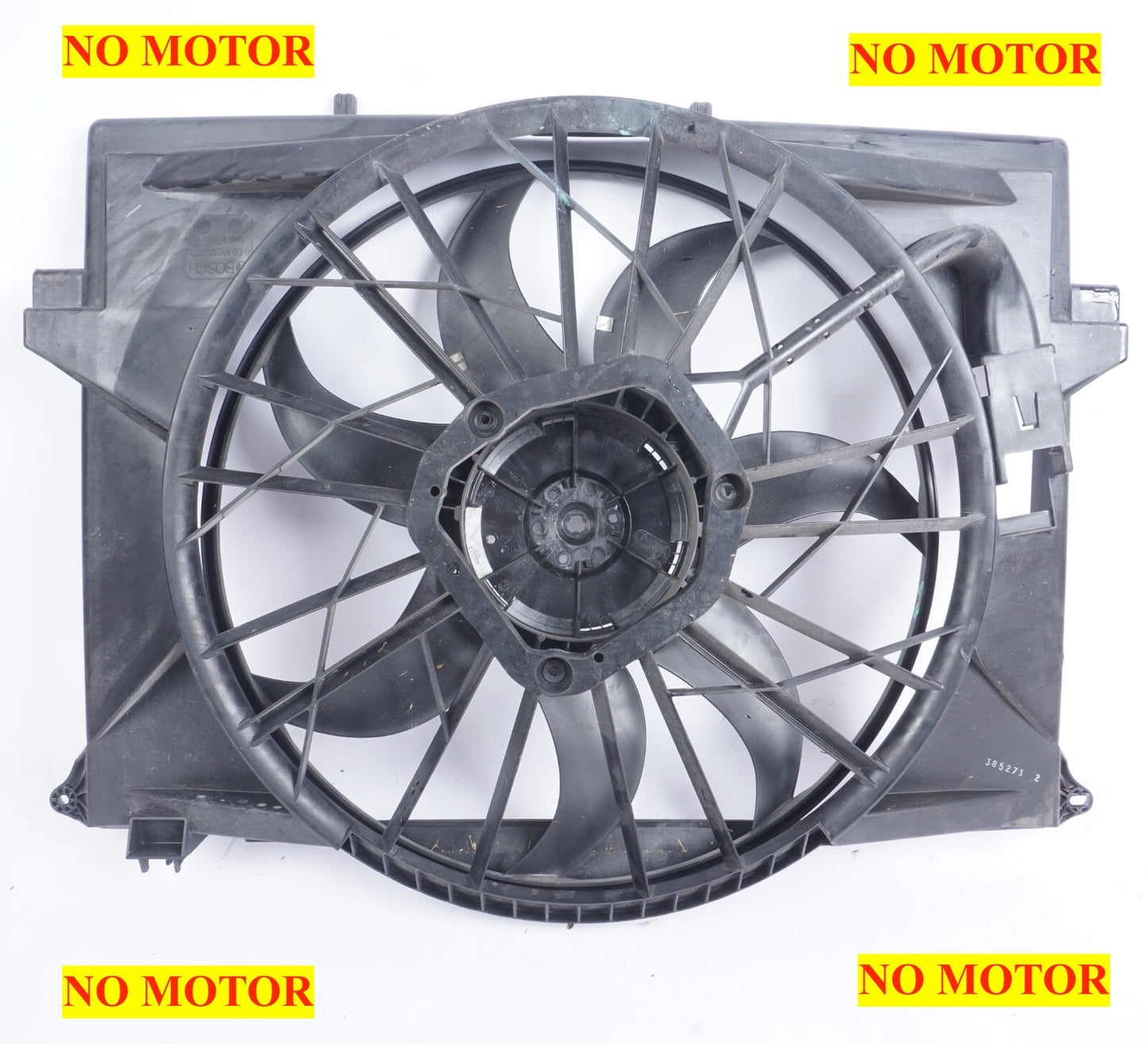 03-12 Mercedes R230 SL500 SL550 Engine Cooling Radiator Fan SHROUD ONLY OEM