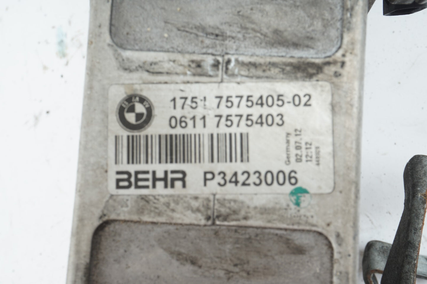 2012 - 2016 BMW 650i LEFT DRIVER SIDE NTERCOOLER 17517575405 OEM