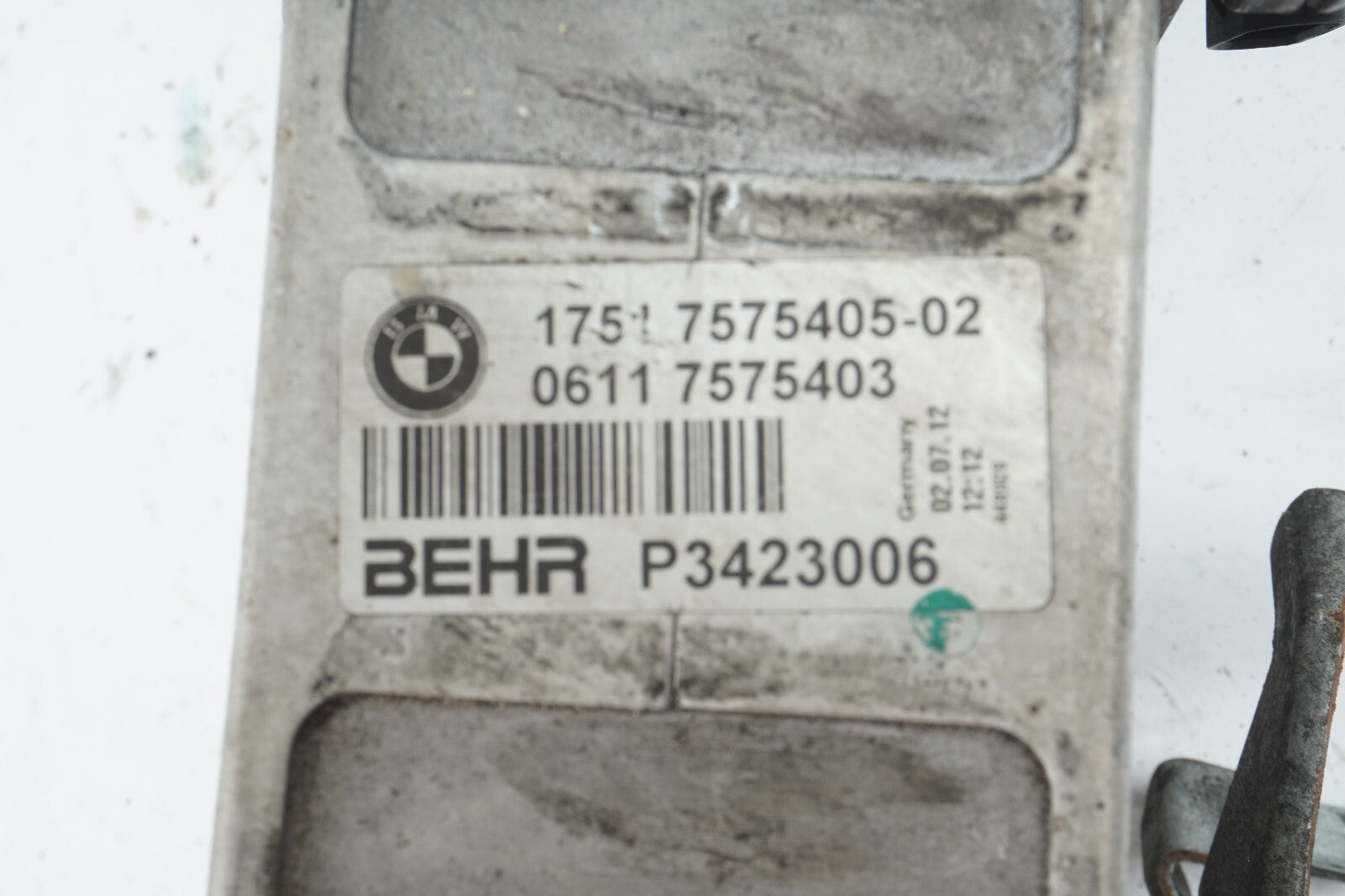 2012 - 2016 BMW 650i LEFT DRIVER SIDE NTERCOOLER 17517575405 OEM