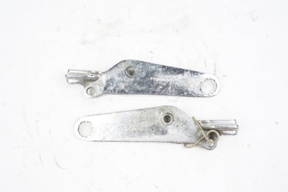 MERCEDES  W111   220SE  250SE  W112  COUPE , SEAT CHROME SIDE ADJUSTER PAD PAIR 