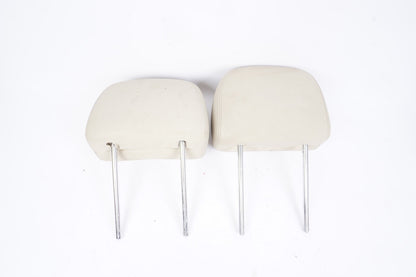 2004-2010 BMW 645CI 650i M6 Front Headrest Head Rest Cushion BEIGE OEM SET