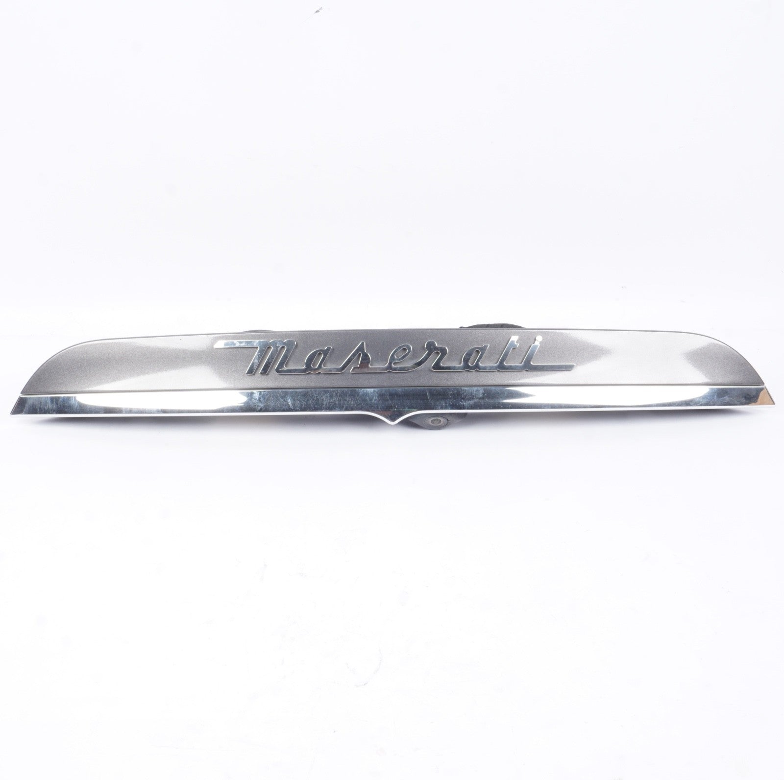 14-19 Maserati Ghibli Rear Trunk Lid Licence Molding Trim Handle W/ Camera OEM