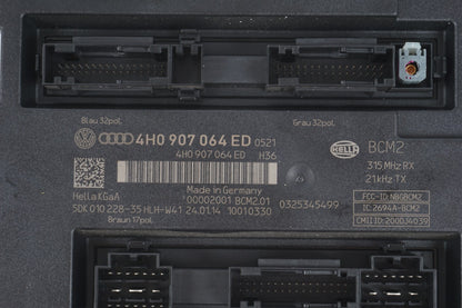 12-17 AUDI A8L A8 Keyless Comfort Access Computer Unit Module 4H0907064ED OEM