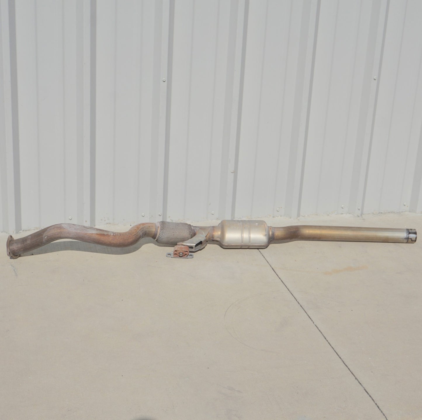 2011 2012 Audi A8 4.2l Exhaust Downpipe Flex Pipe Right Passenger Side OEM