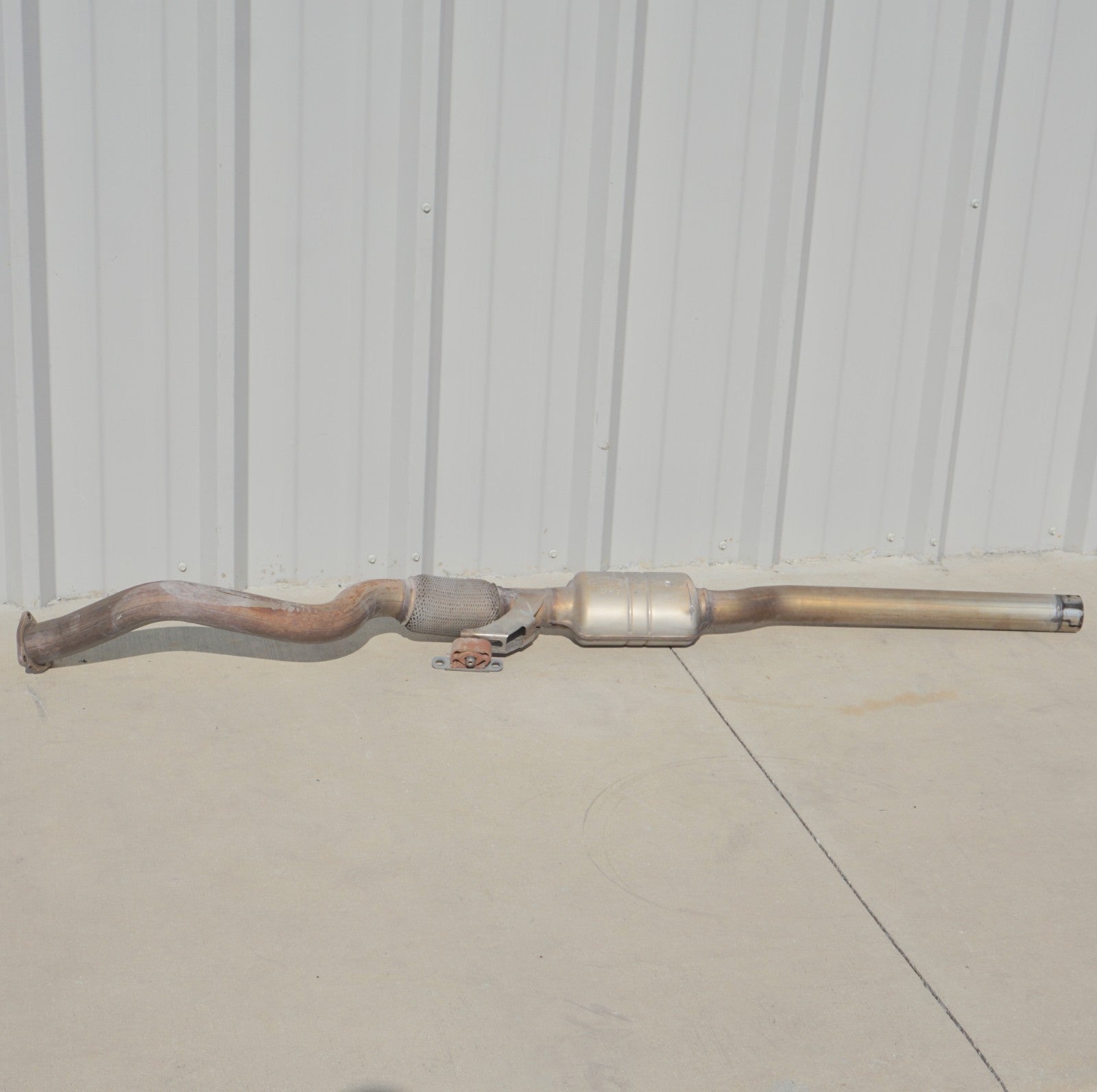 2011 2012 Audi A8 4.2l Exhaust Downpipe Flex Pipe Right Passenger Side OEM