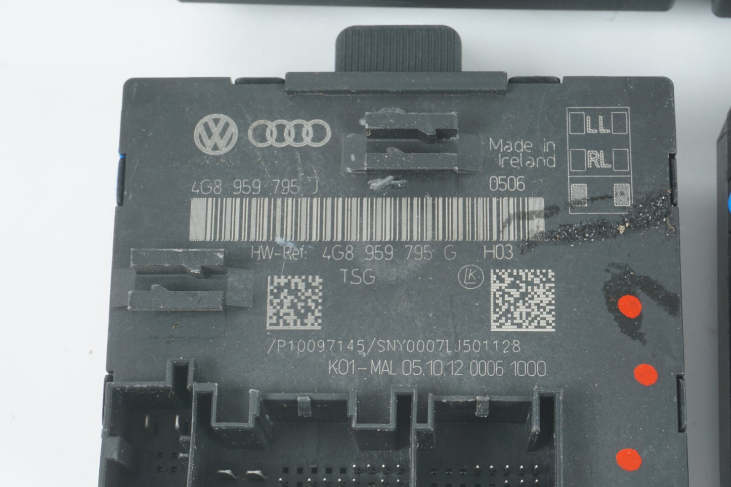 2012 - 2018 AUDI A7 DOOR CONTROL MODULE FRONT & REAR SET OF 4 OEM