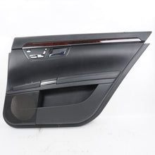 2007 - 2013 Mercedes S550 S600 RIGHT RH Rear Door Trim Panel Black