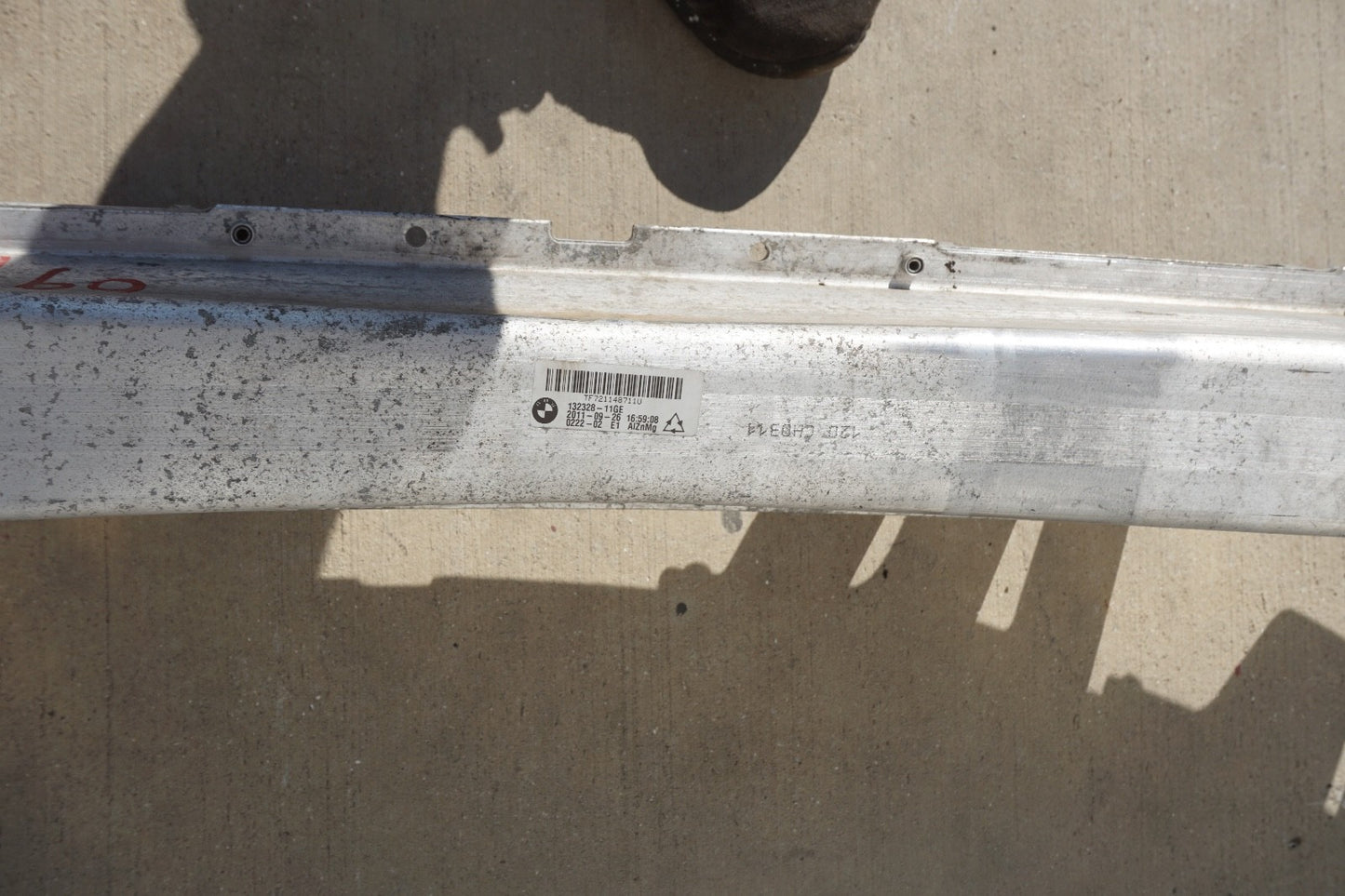 2012 – 2014 BMW 650i Front Bumper Reinforcement Impact Bar OEM 13232811GE